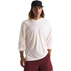 THE NORTH FACE Men’s Adventure Sun Hoodie | Light & Breathable With Upf 40+ Sun Protection & 3-piece Hood(White Dune)