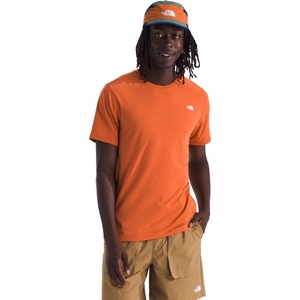 THE NORTH FACE Men’s Adventure Tee | Lightweight & Stretchy Shirt With Set-in Sleeves & Heat Transfer Logo(Iron Bronze)