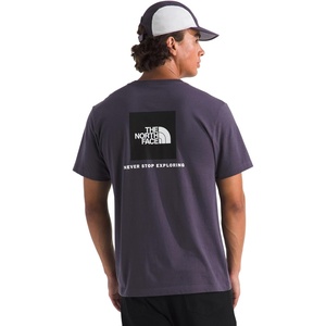 THE NORTH FACE Men’s Core Box NSE Short Sleeve Tee | Branded T-shirt With a Ribbed Collar(Endless Dusk)