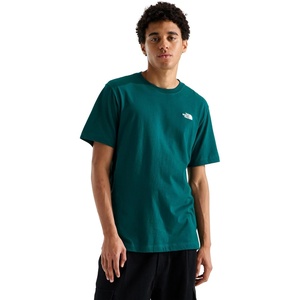THE NORTH FACE Men’s Evolution Simple Dome Short-sleeve Tee (Standard & Big Size) | Cotton Shirt With the Classic Logo(Pacific Teal)