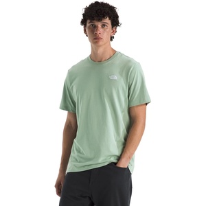 THE NORTH FACE Men’s Evolution Simple Dome Short-sleeve Tee (Standard & Big Size) | Cotton Shirt With the Classic Logo(Slate Moss)