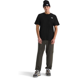 THE NORTH FACE Men’s Evolution Simple Dome Short-sleeve Tee (Standard & Big Size) | Cotton Shirt With the Classic Logo(Tnf Black)