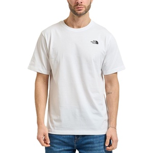 THE NORTH FACE Men’s Evolution Simple Dome Short-sleeve Tee (Standard & Big Size) | Cotton Shirt With the Classic Logo(Tnf White)