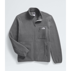 THE NORTH FACE Men’s Yumiori Full Zip Jacket | Lightweight Fleece Coat With Embroidered Logo, Zip Pockets(Smoked Pearl/Smoked Pearl/Smoked Pearl)