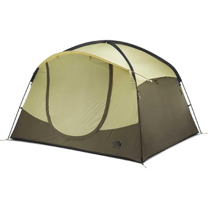 THE NORTH FACE Sequoia 6 Tent – Six-Person Waterproof Camping Tent, Spacious & Easy to Set Up, 2 Zipper Doors, Pear/Cedar, One Size