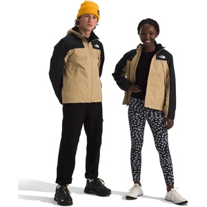 THE NORTH FACE Teen Antora Triclimate Jacket | Waterproof Shell, Inner Fleece Layer, Adjustable Hood With Rain Guard Tunnel(Khaki Stone)