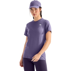THE NORTH FACE Women’s Adventure Tee | Short-sleeve Crewneck With Moisture Wicking Fabric, Set-in Sleeves(Grounded Plum)