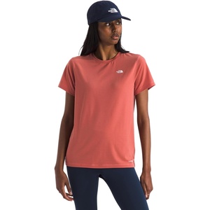 THE NORTH FACE Women’s Adventure Tee | Short-sleeve Crewneck With Moisture Wicking Fabric, Set-in Sleeves(Mars Dust)