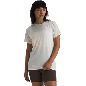 THE NORTH FACE Women’s Adventure Tee | Short-sleeve Crewneck With Moisture Wicking Fabric, Set-in Sleeves(White Dune)