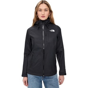 THE NORTH FACE Women’s Alta Vista Rain Jacket | 3 Piece Hood With Adjustable Cinch-cord, Waterproof, Breathable(Asphalt Grey-tnf Black)