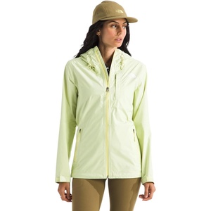 THE NORTH FACE Women’s Alta Vista Rain Jacket | 3 Piece Hood With Adjustable Cinch-cord, Waterproof, Breathable(Lemon Mist)