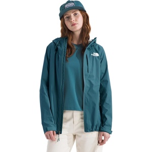 THE NORTH FACE Women’s Alta Vista Rain Jacket | 3 Piece Hood With Adjustable Cinch-cord, Waterproof, Breathable(Space)