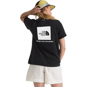 THE NORTH FACE Women’s Evolution Box NSE Short-sleeve Tee | Regular Fit Cotton T-shirt With Logo Graphics(Tnf Black/Tnf White)