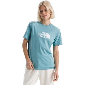 THE NORTH FACE Women’s Evolution Short Sleeve Half Dome Tee | Everyday Cotton Shirt With a Logo Graphic(Blue Eclipse/Tnf White)