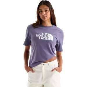 THE NORTH FACE Women’s Evolution Short Sleeve Half Dome Tee | Everyday Cotton Shirt With a Logo Graphic(Grounded Plum)