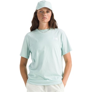 THE NORTH FACE Women’s Evolution Simple Dome Relaxed Short-sleeve Tee | Cotton T-shirt With Classic Embroidered Logo(Opal Frost)
