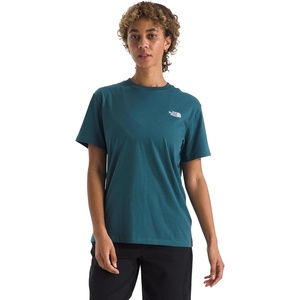 THE NORTH FACE Women’s Evolution Simple Dome Relaxed Short-sleeve Tee | Cotton T-shirt With Classic Embroidered Logo(Space)