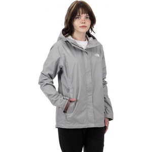 THE NORTH FACE Women’s Venture 2 Waterproof Hooded Rain Jacket | Raincoat With Breathable Dryvent 2.5l Fabric, Pit-zips(Meld Grey)