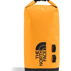 The North Face Base Camp Dry Bag – Roll-Top Waterproof Stuff Sack, Ideal for Camping Gear & Kayak Accessories, Khaki Stone/TNF Black, 12 Liters(Summit Gold/Tnf Black)