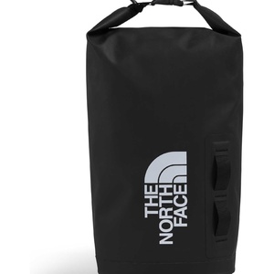 The North Face Base Camp Dry Bag – Roll-Top Waterproof Stuff Sack, Ideal for Camping Gear & Kayak Accessories, Khaki Stone/TNF Black, 12 Liters(TNF Black/TNF White)