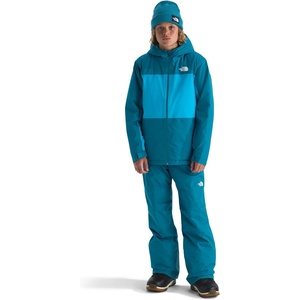 The North Face Boys Freedom Insulated Jacket | Winter Coat, Water Repellent, Helmet Compatible Hood & Hand Pockets(Dusk Blue/Meridian Blue)