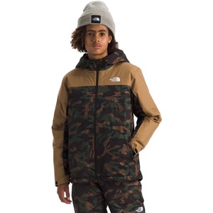 The North Face Boys Freedom Insulated Jacket | Winter Coat, Water Repellent, Helmet Compatible Hood & Hand Pockets(Tnf Black Tnf Camo Small Print)