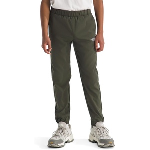 The North Face Boys’ On The Trail Pant – Moisture Wicking, Water Repellent, Elastic Waistband with Drawcord, Zip Back Pocket(New Taupe Green/Silver Reflective)