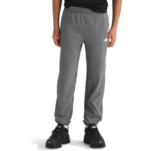 The North Face Boys’ On The Trail Pant – Moisture Wicking, Water Repellent, Elastic Waistband with Drawcord, Zip Back Pocket(Smoked Pearl)