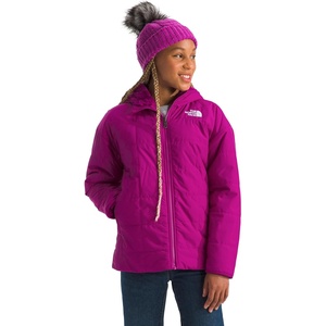 The North Face Girls’ Reversible Shasta Short Parka(Deep Mulberry)