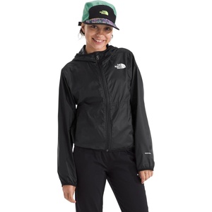 The North Face Girls’ Tnf Cyclone Wind Jacket – Wind & Water Resistant, Upf 40+ Sun Protection, Built-in Chin Guard(Tnf Black)