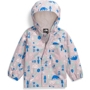 The North Face Kids Antora Rain Jacket (Infant)(Moonstone Grey Multi Pitch Print)