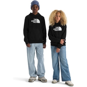 The North Face Kids’ Evolution Half Dome Hoodie – Adventure Ready Hooded Sweatshirt for Boys & Girls, Kangaroo Hand Pocket(Tnf Black)