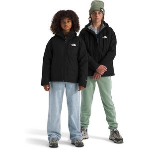 The North Face Kids’ Perrito 4-n-1 Hooded Jacket | 3 Piece Hood With Adjustable Elasticated Rain-guard, Reversible Design(Tnf Black)