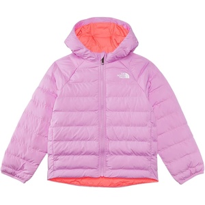 The North Face Kids Reversible Perrito Insulated Hooded Jacket | 2 in 1 Winter Coat for Boys & Girls, Water Repellent(Dragonfruit)