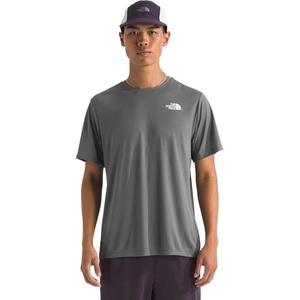 The North Face Men’s 24/7 Short-Sleeve Tee – Lightweight Athletic Shirt with Flashdry Technology & Heat Transfer Logo(Smoked Pearl)