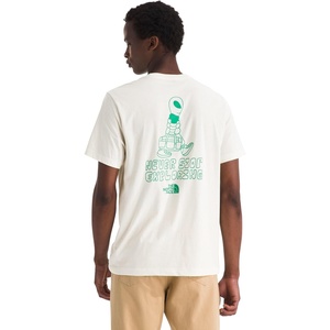 The North Face Men’s Celestial Drift Short-Sleeve Tee – Casual Graphic T-Shirt, Regular Fit, Soft Cotton Fabric(White Dune)
