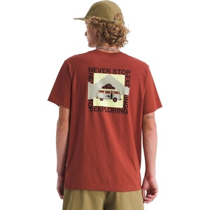 The North Face Men’s Escape the City Short-Sleeve Tee – Casual Stylish Graphic T-Shirt, Regular Fit, Soft Cotton Fabric(Iron Clay)