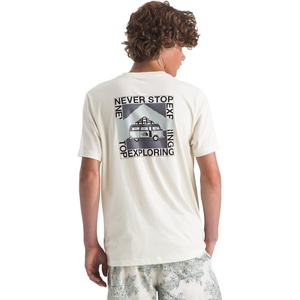 The North Face Men’s Escape the City Short-Sleeve Tee – Casual Stylish Graphic T-Shirt, Regular Fit, Soft Cotton Fabric(White Dune)