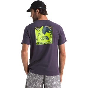 The North Face Men’s Mountain Scape Short-Sleeve Tee – Casual Stylish Graphic T-Shirt, Regular Fit, Soft Cotton Fabric(Endless Dusk)