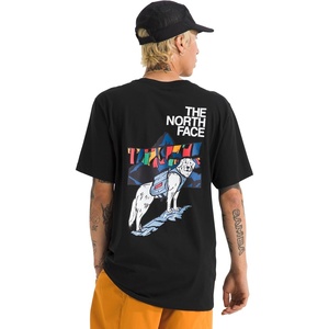 The North Face Men’s Sunlit Summit Short Sleeve Tee – Casual Stylish Graphic T-Shirt, Regular Fit, Soft Cotton Fabric(Tnf Black)