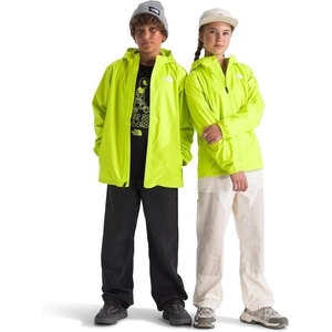 The North Face Unisex Kids Zipline Rain Jacket – Waterproof Rain Coat, Secure Zip Pockets, Weather Ready Hood(Fizz Lime)
