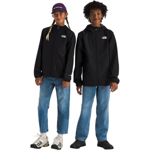 The North Face Unisex Kids Zipline Rain Jacket – Waterproof Rain Coat, Secure Zip Pockets, Weather Ready Hood(Tnf Black)