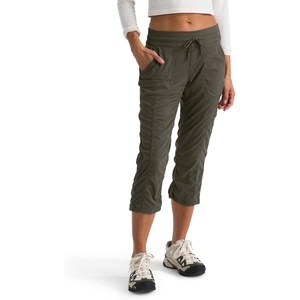 The North Face Womens Aphrodite 2.0 Capri – Moisture Wicking, Water Repellent Finish, UPF 40+ Protection(New Taupe Green-npf)
