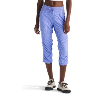 The North Face Womens Aphrodite 2.0 Capri – Moisture Wicking, Water Repellent Finish, UPF 40+ Protection(Periwinkle Glow)
