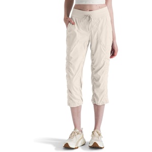 The North Face Womens Aphrodite 2.0 Capri – Moisture Wicking, Water Repellent Finish, UPF 40+ Protection(White Dune-npf)