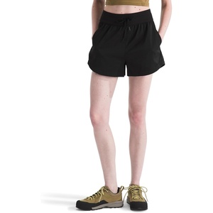 The North Face Women’s Aphrodite Arise 3″ Short (Standard & Plus Size) – Moisture Wicking, Adjustable Elastic Waistband(Tnf Black)