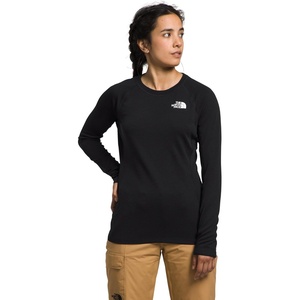 The North Face Women’s Fd Pro 160 Crew | Moisture Wicking Fabric, Close-to-Skin Fit, Extended Mobility in Arms(Tnf Black)