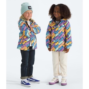 The North Face boys Antora Rain Jacket (Toddler)(Bright Foam Diagonal Logo Multi Print)