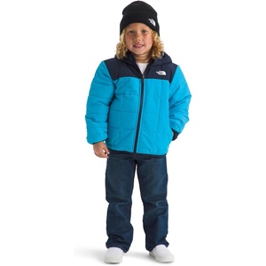 The North Face unisex-baby Reversible Shasta Full Zip Hooded Jacket(Meridian Blue/Summit Navy)