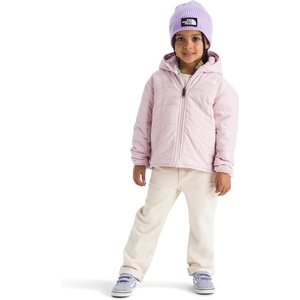 The North Face unisex-baby Reversible Shasta Full Zip Hooded Jacket(Pale Blossom)